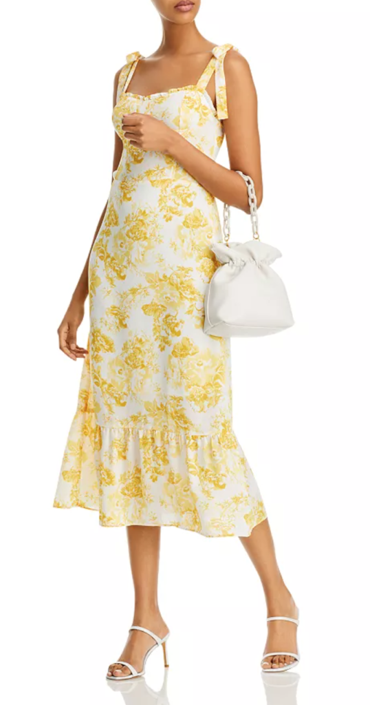 Yellow Floral dress